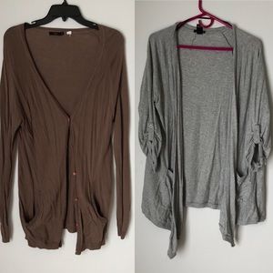 Set of 2! Cardigans!
